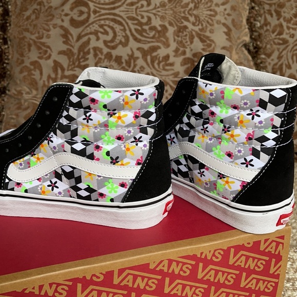 Vans Sk8-Hi Checker Cube Black/True White WMNS - Picture 15 of 16